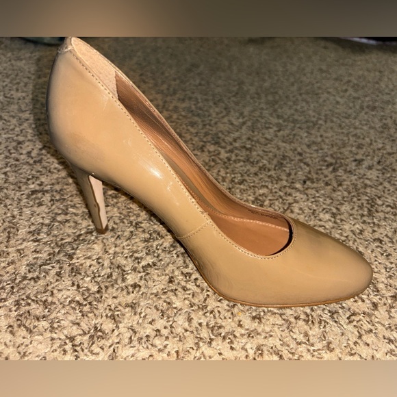 Rebecca Allen Womens Stiletto Round Toe Pumps Brown Patent Leather Size 6.5M - Picture 4 of 7